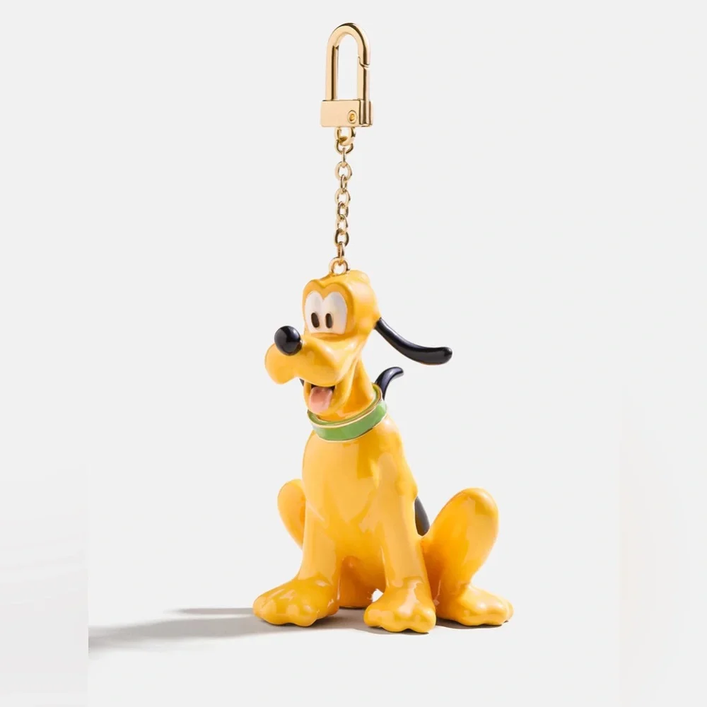 Disney Pluto Classic Enamel Bag Charm NEW